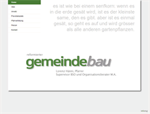 Tablet Screenshot of lorenzhaenni.ch